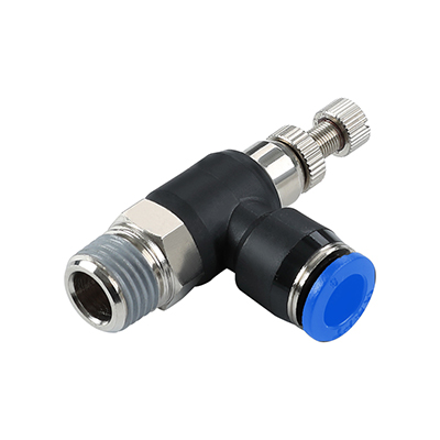 DSC-II Large-flow Speed Controller Straight MaleBSPT Thread(R Thread) Type ll