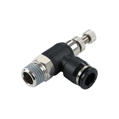 DSC-II Large-flow Speed Controller Straight MaleBSPT Thread(R Thread) Type ll