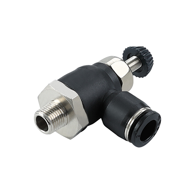 DSC-I Large-flow Speed Controller Straight MaleBSPT Thread(R Thread) Type l