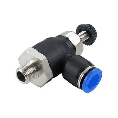 DSC-I Large-flow Speed Controller Straight MaleBSPT Thread(R Thread) Type l