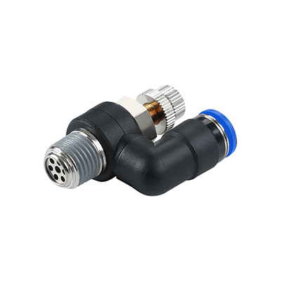 SS-R Speed Controller Straight Male BSPTThread(R Thread) With Universal Direction