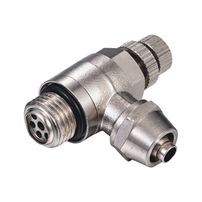 SM-SC□□-□ Locknut Male BSPT Thread (R Thread) Speed Controller