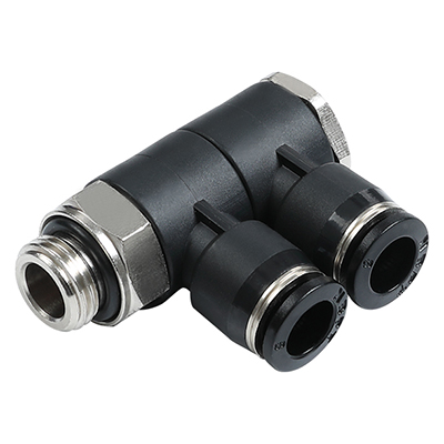 PHW-G Male BSPP Thread(G Thread) Rotary FType 3 Way