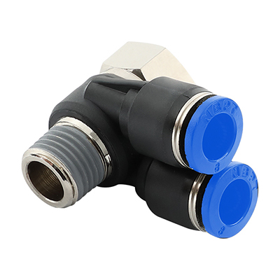 PAF Male Female BSPT Thread(R Thread)4 Way Rotary