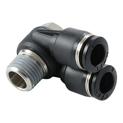 PA Male BSPT Thread(R Thread) 3 Way Rotary