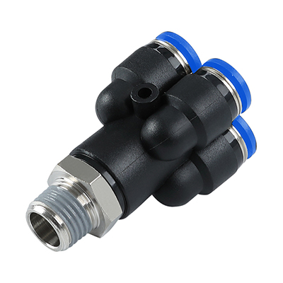 PRX-R Male BSPT Thread(R Thread) 5 Way Y type