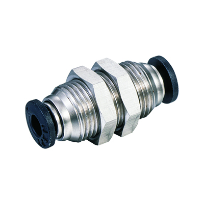 PM-S Bulkhead Straight Union