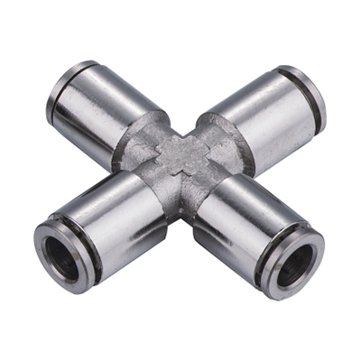 NPZT All Brass Cross 4 Way