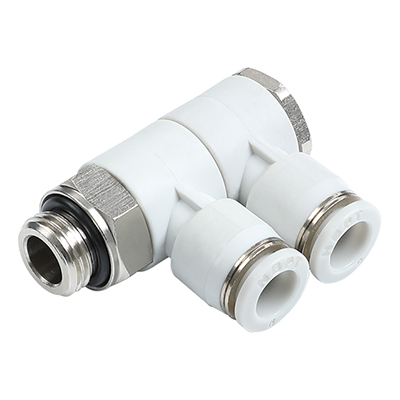 PHW-G Male BSPP Thread(G Thread) Rotary FType 3 Way