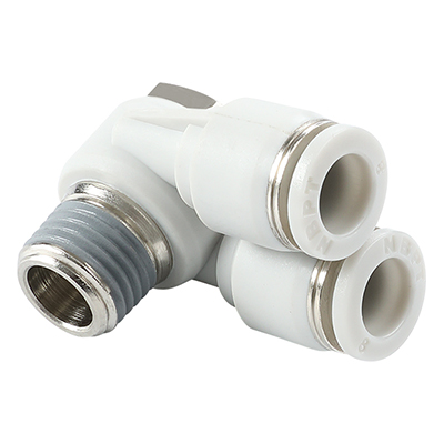 PA Male BSPT Thread(R Thread) 3 Way Rotary