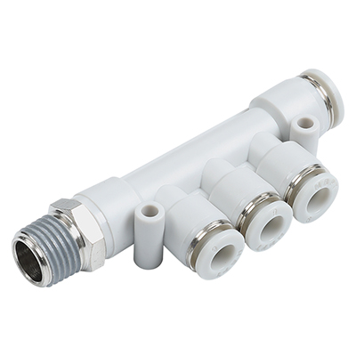 PKD-R Male BSPT Thread(R Thread) 5 Way